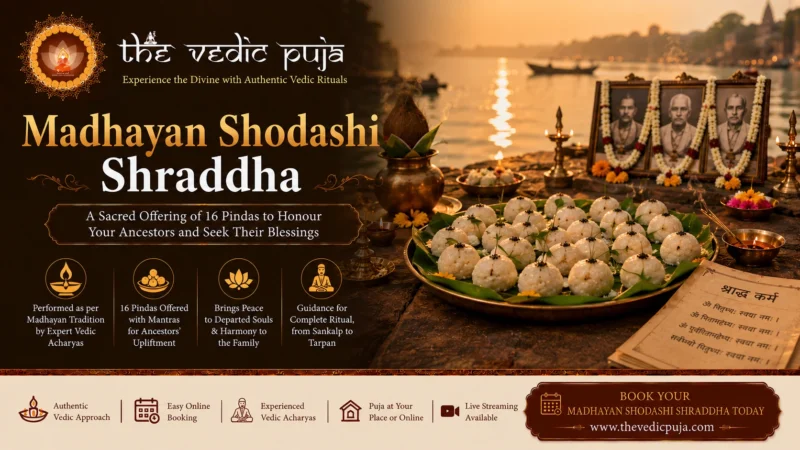 Madhayan Shodashi Shraddha Puja with Vedic Pandit