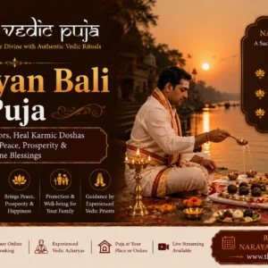 Narayan Bali Puja ritual with sacred offerings and Vedic ceremonies for ancestral peace